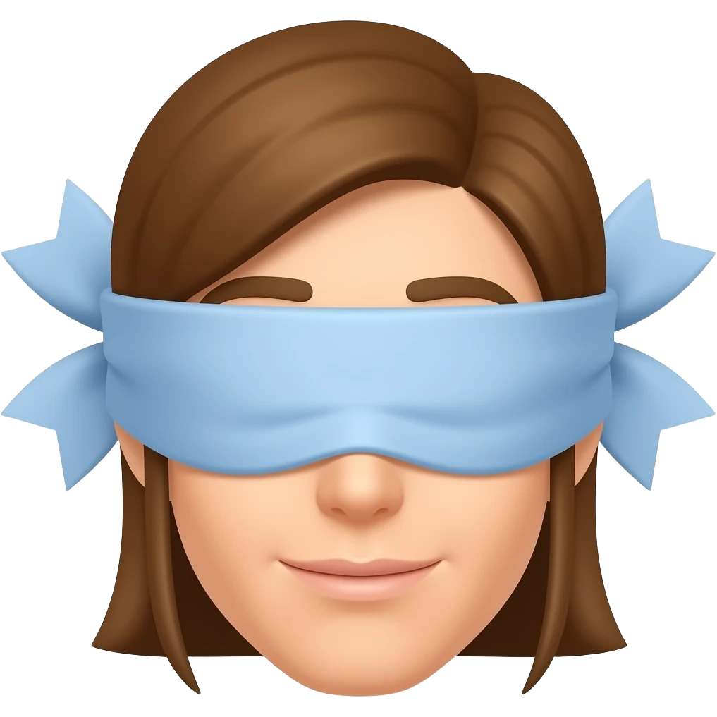 blindfold plain without human figures emoji