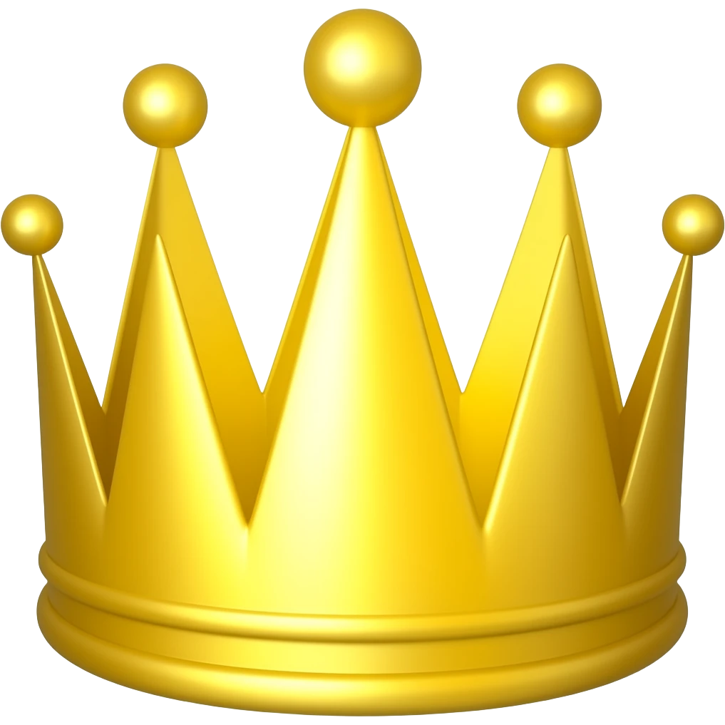 generate yellow crowns emoji