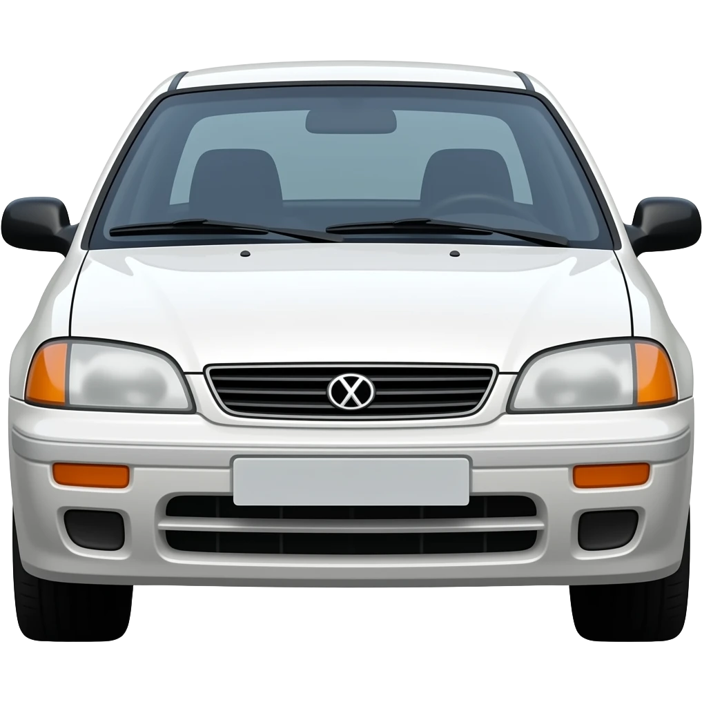 Carro blanco corolla 1998 emoji