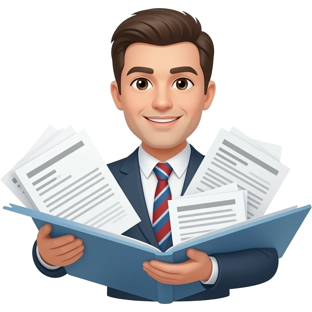 I take out my documents emoji