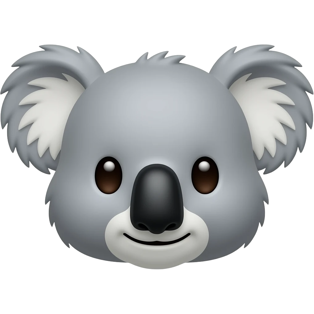 koala face emoji