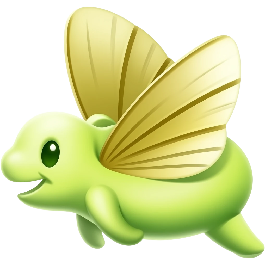 plant flying emoji