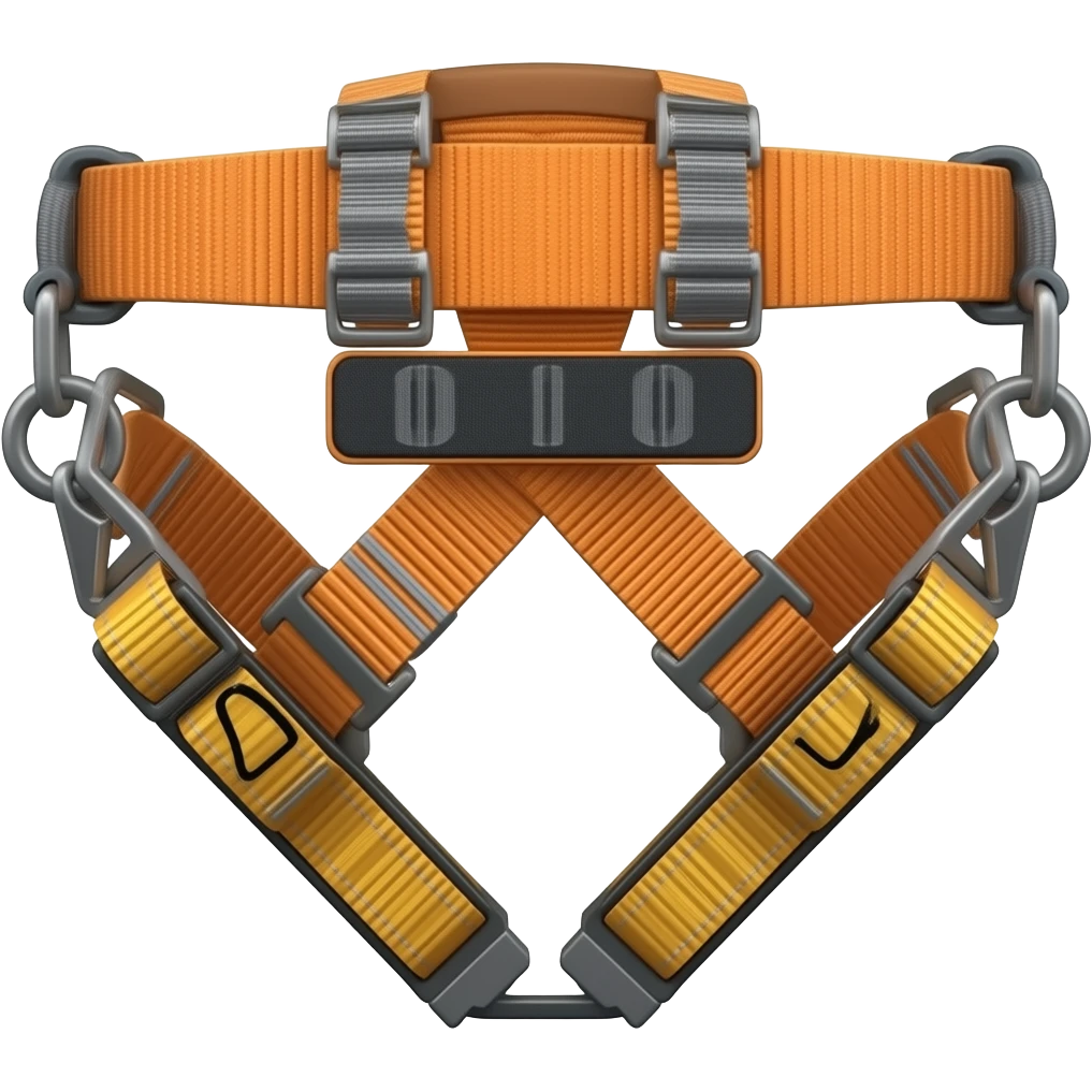 safety harnes in amusement parks emoji