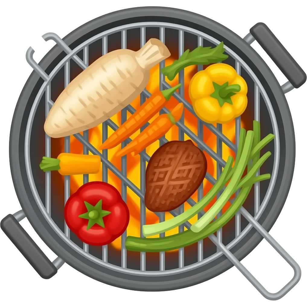 Vegetable BBQ emoji