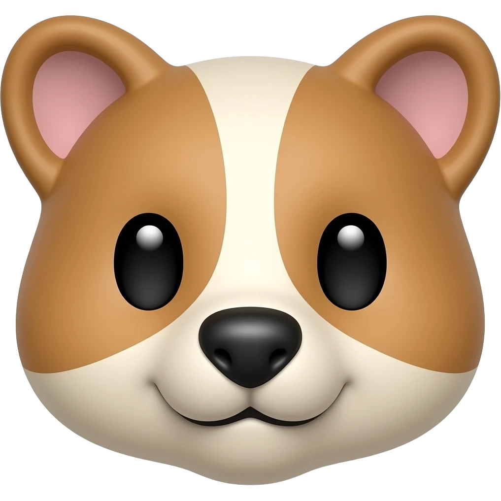 Earphone on animal face emoji