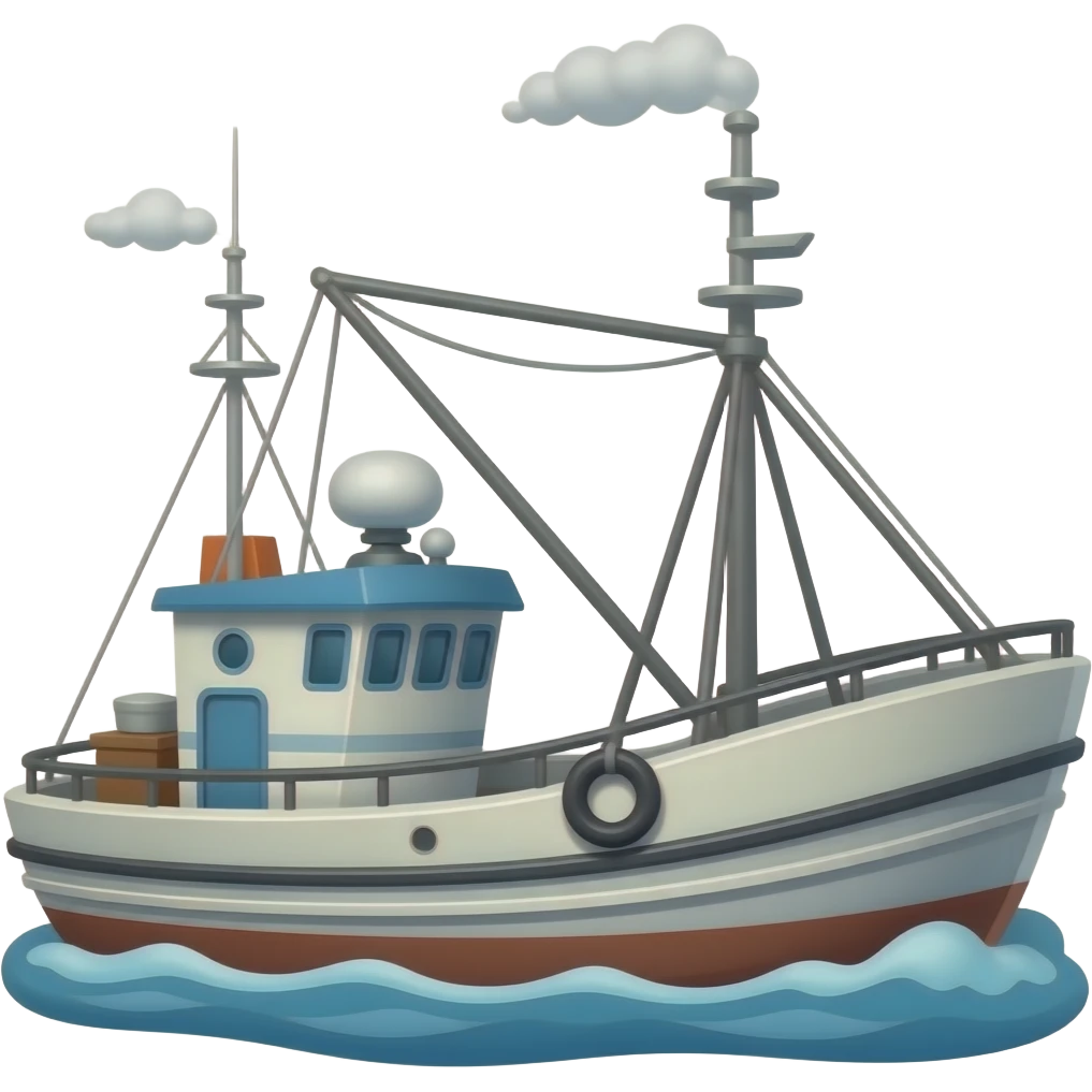 fishing trawler emoji