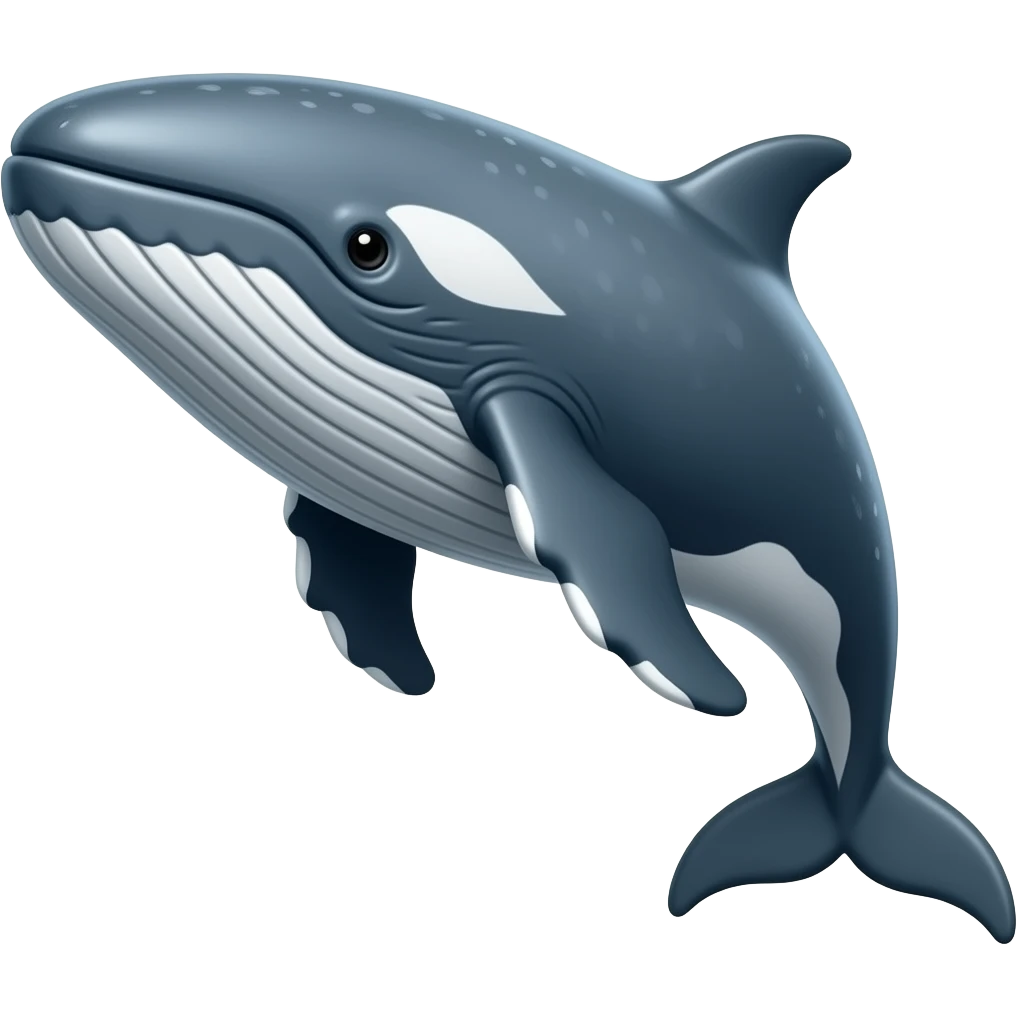 powerful whale emoji
