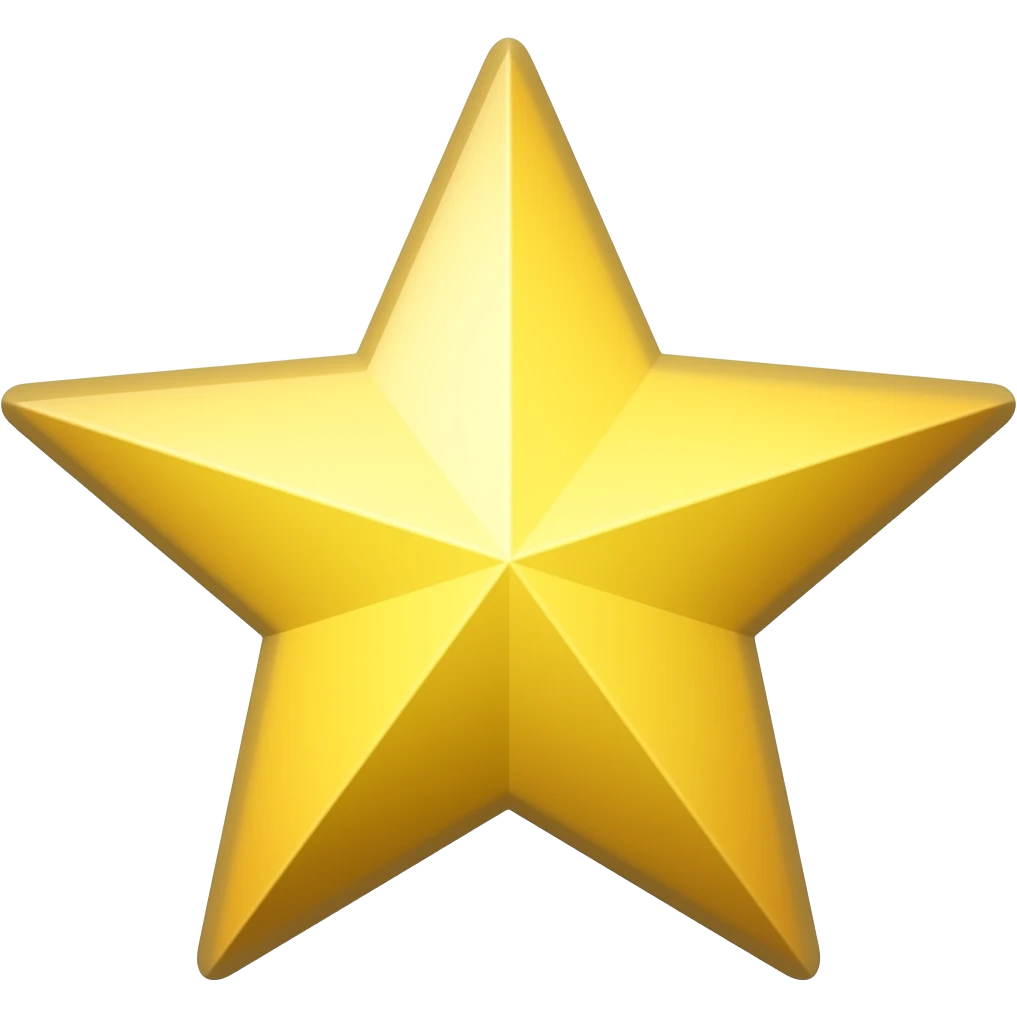 Four point star emoji