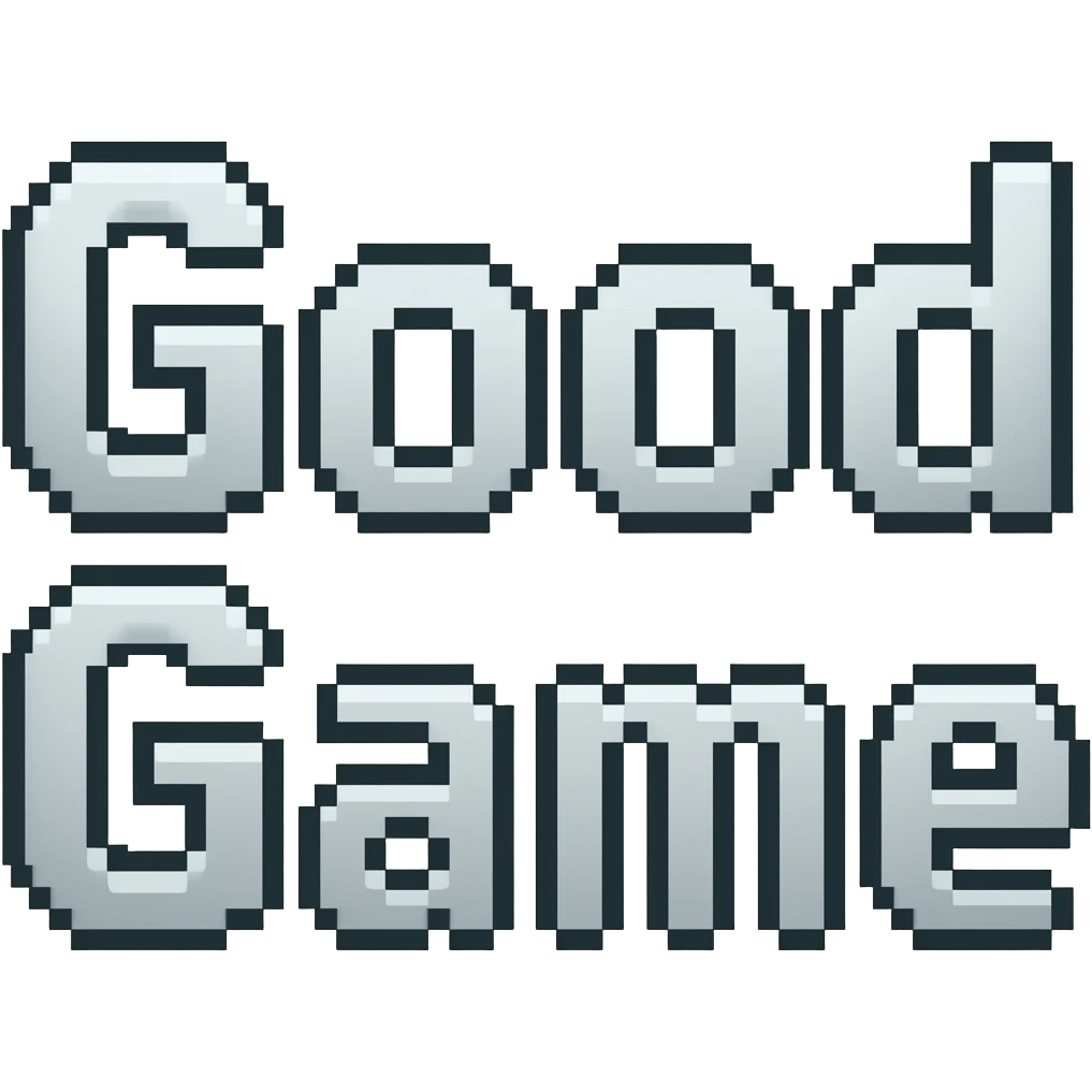 Good Game retro gaming pixel emoji