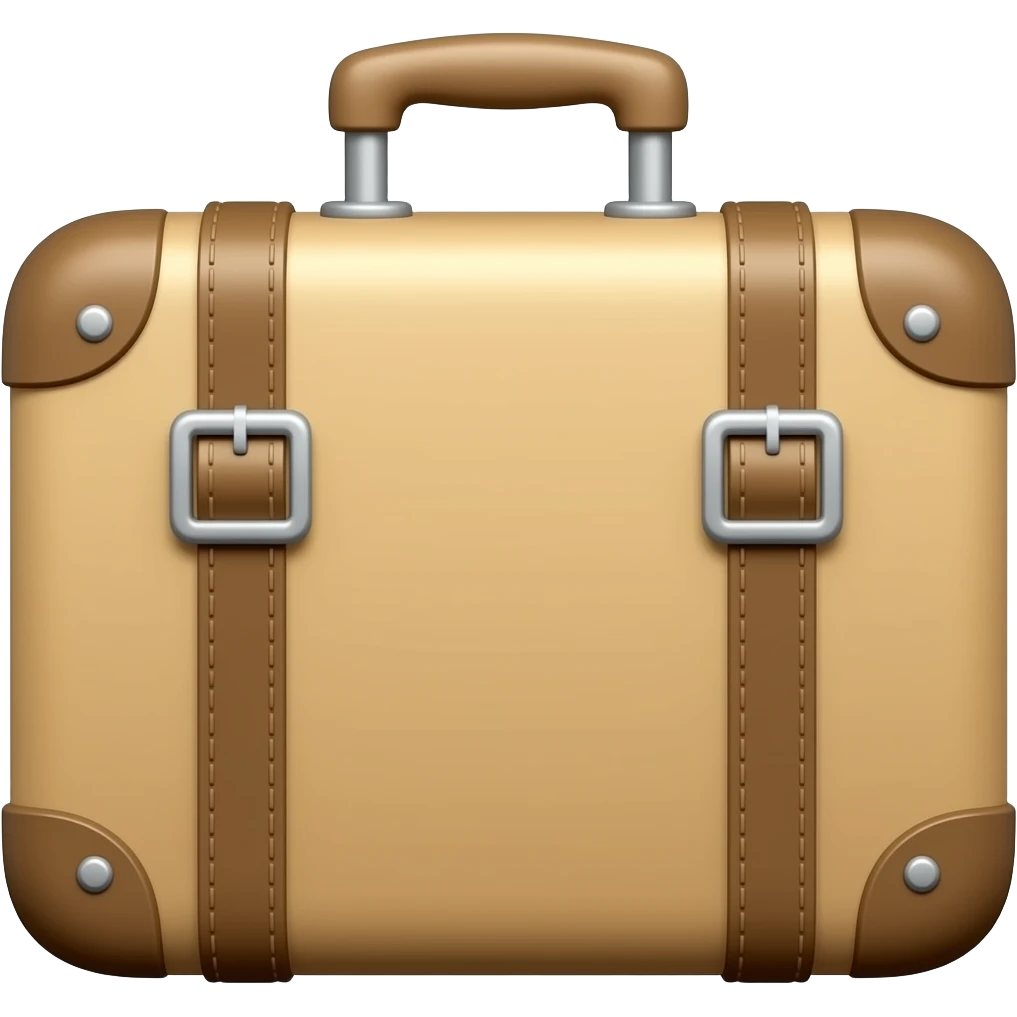 Beige travel emoji