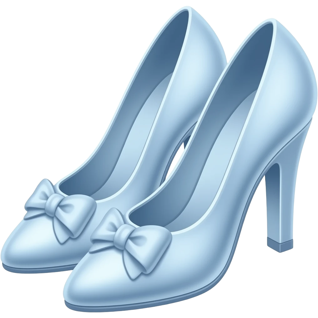 glass slippersCinderella's Glass Shoes emoji