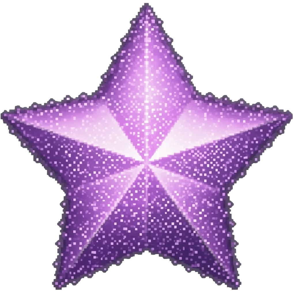purple sparkle emoji