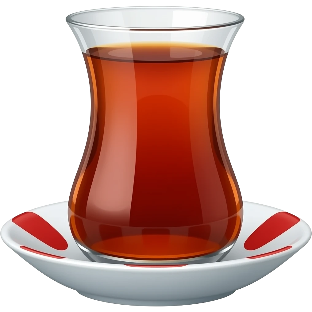 Kırmızı Türk çayi emoji