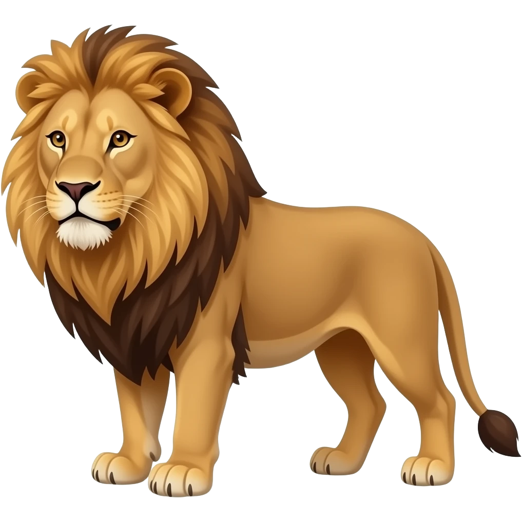 The Regal Lion emoji