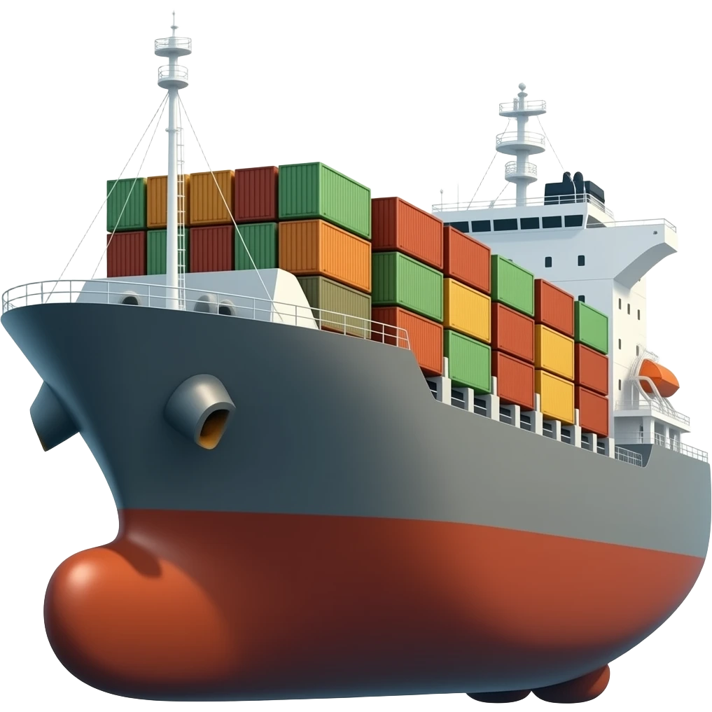 Barco de carga emoji