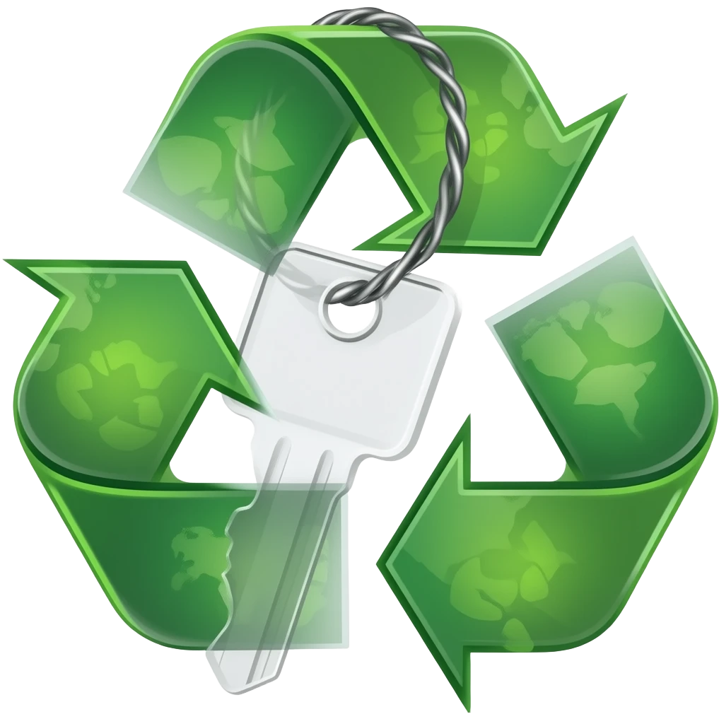 eco keyring emoji