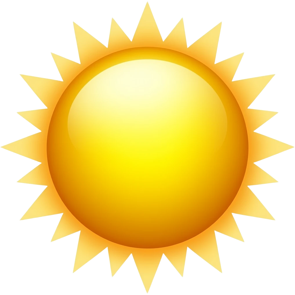 Sun emoji