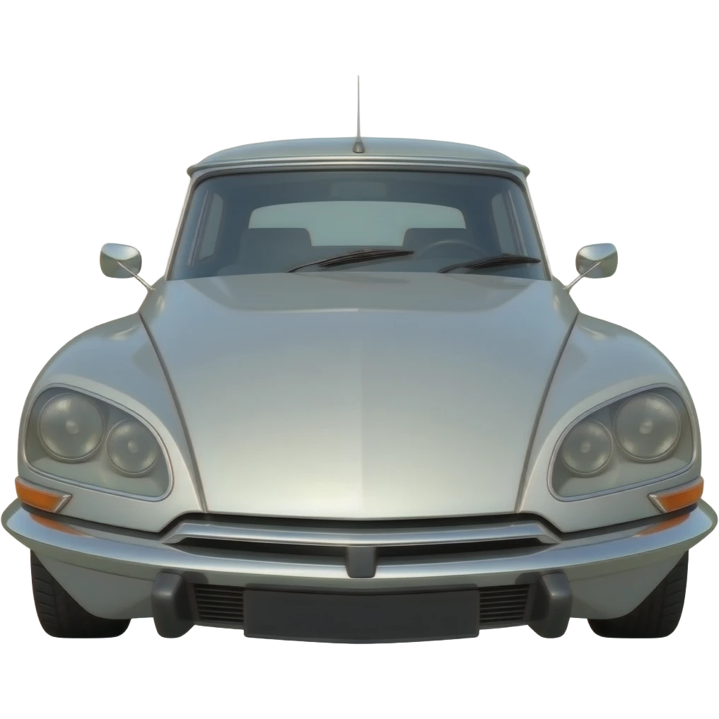 citroen DS 21, highly detailed hyper realistic emoji