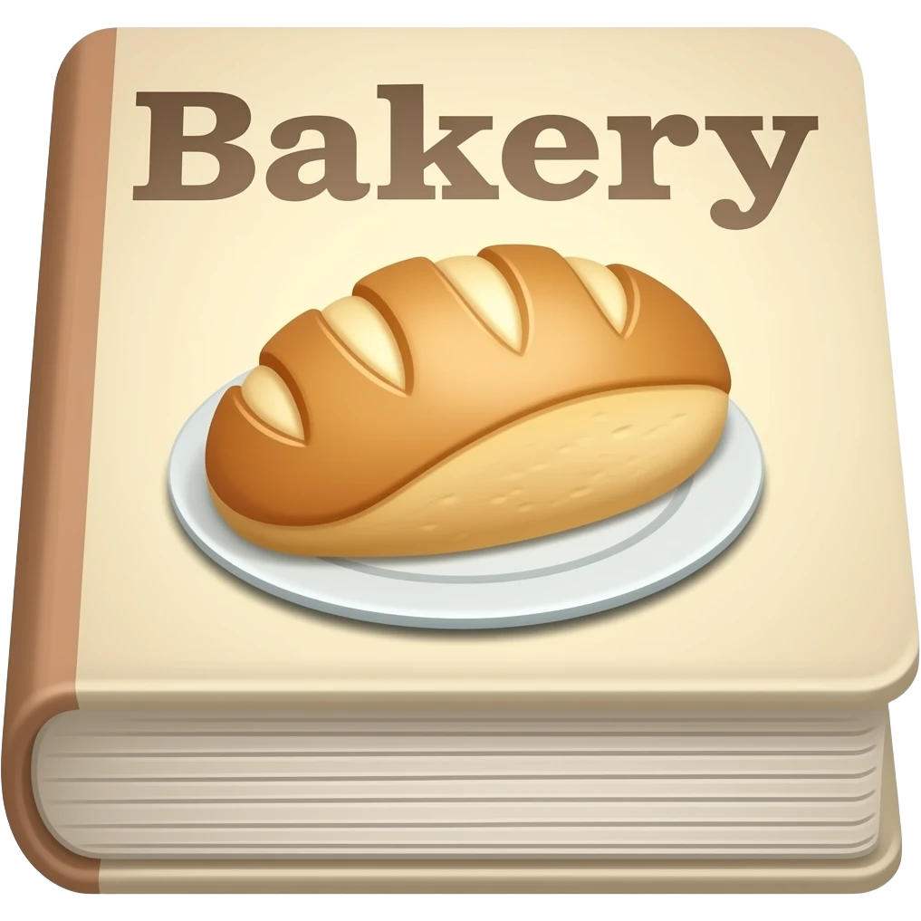 Bakery book emoji