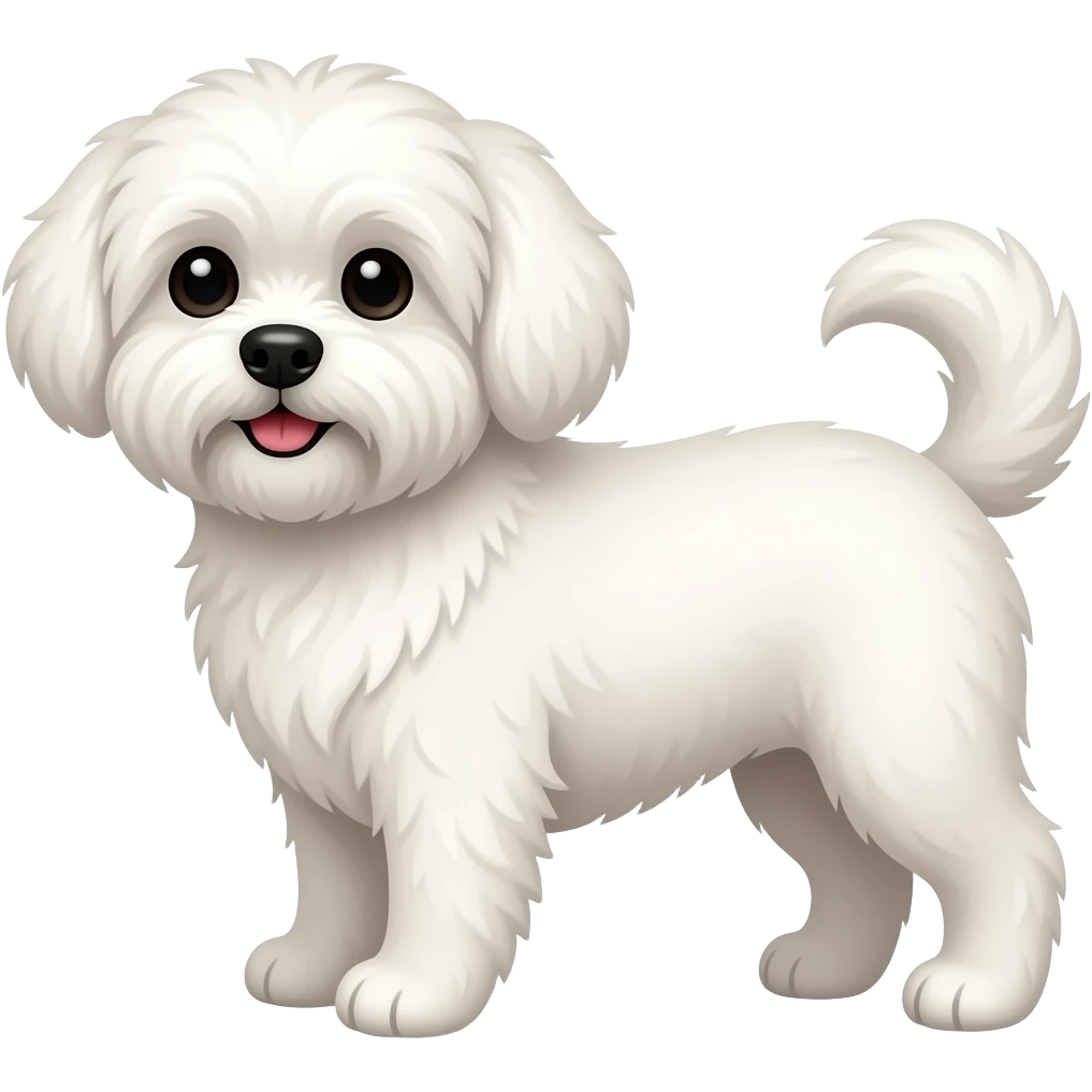 Maltese dog emoji