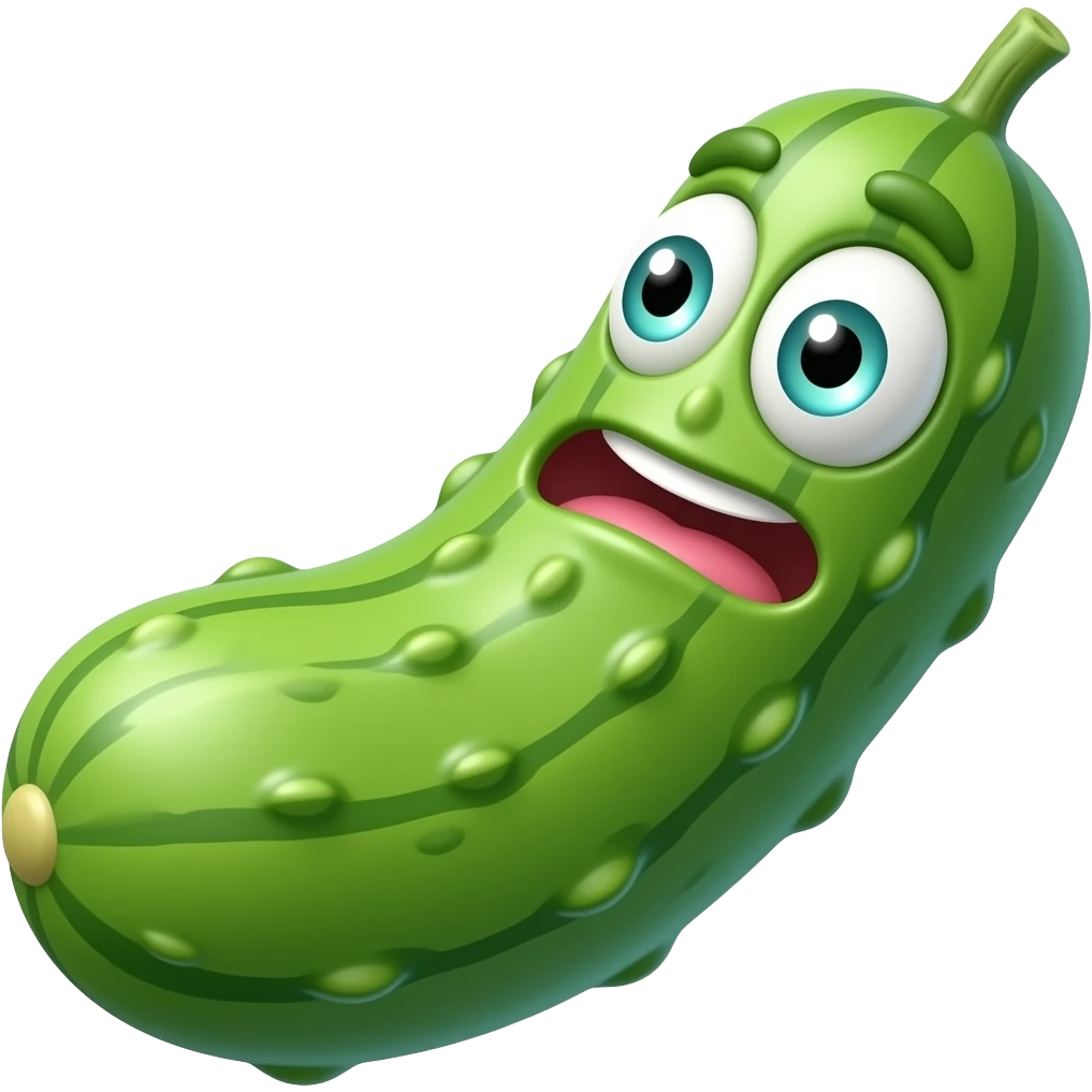 cucumber crazy emoji
