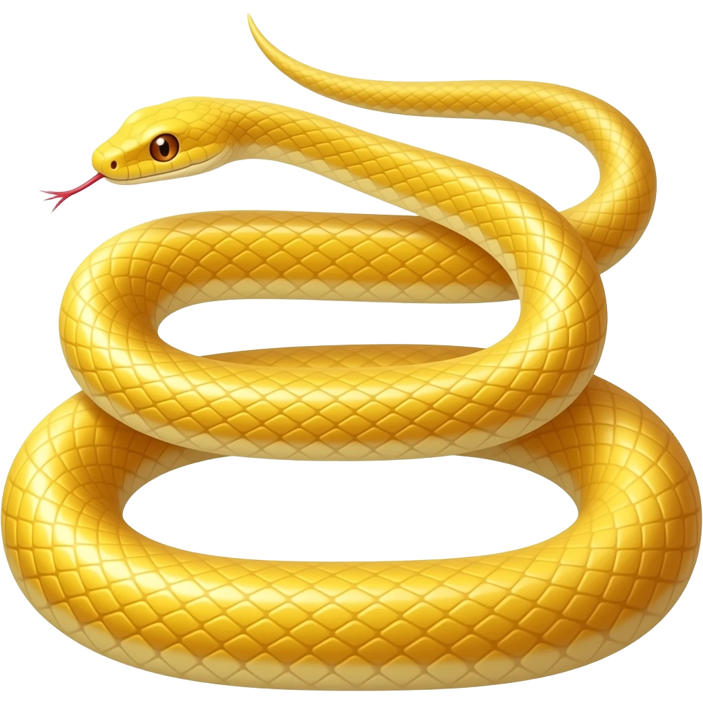 yellow Snake emoji