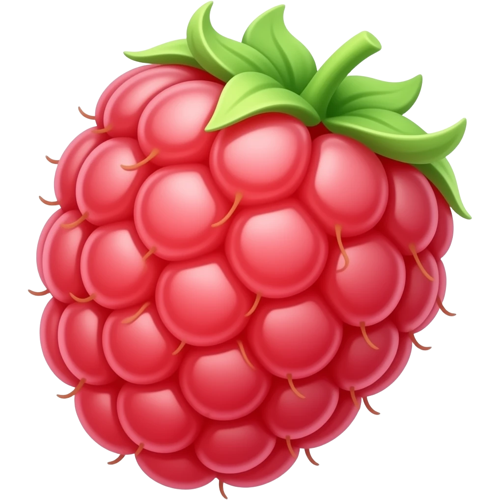 Normal golden raspberry emoji
