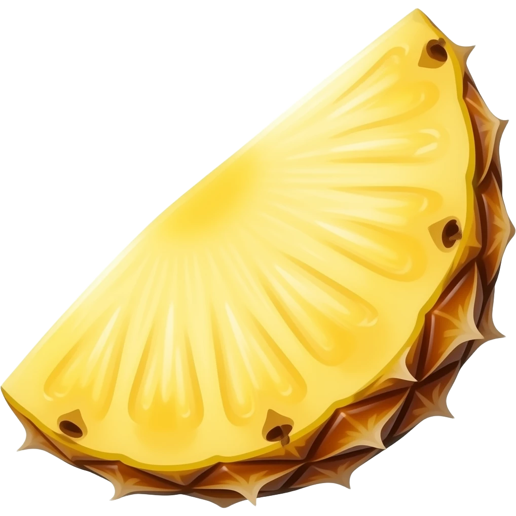 Pineapple 1/4 emoji