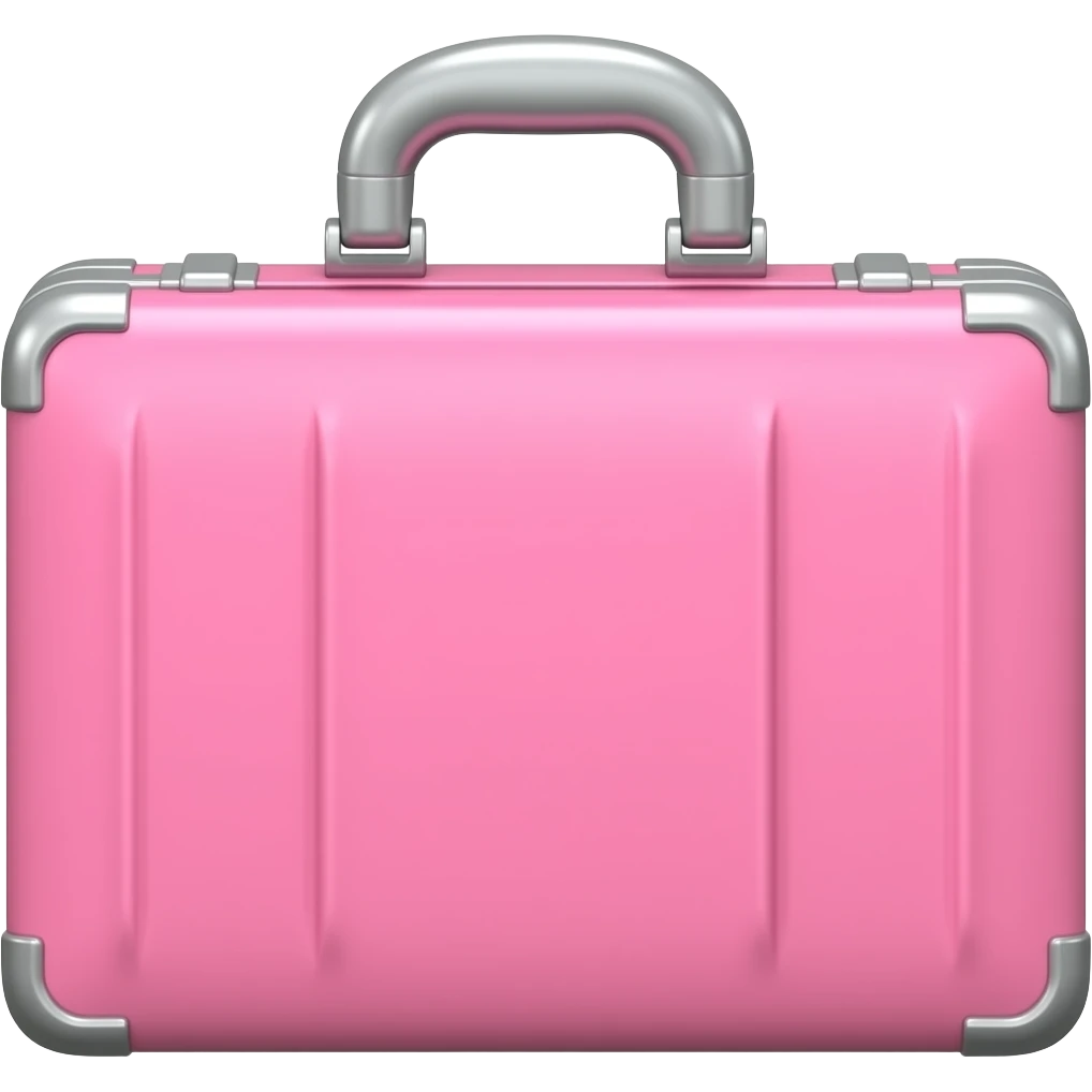 pink briefcase emoji