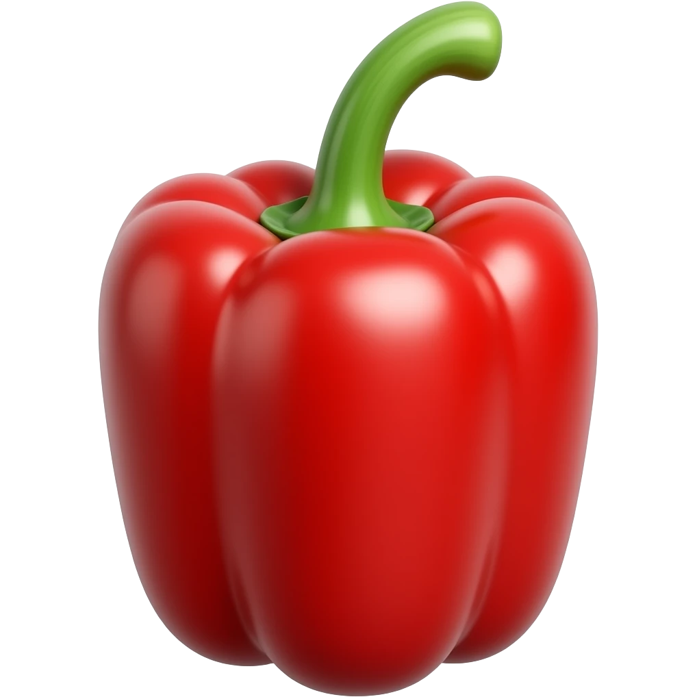Red bell pepper emoji