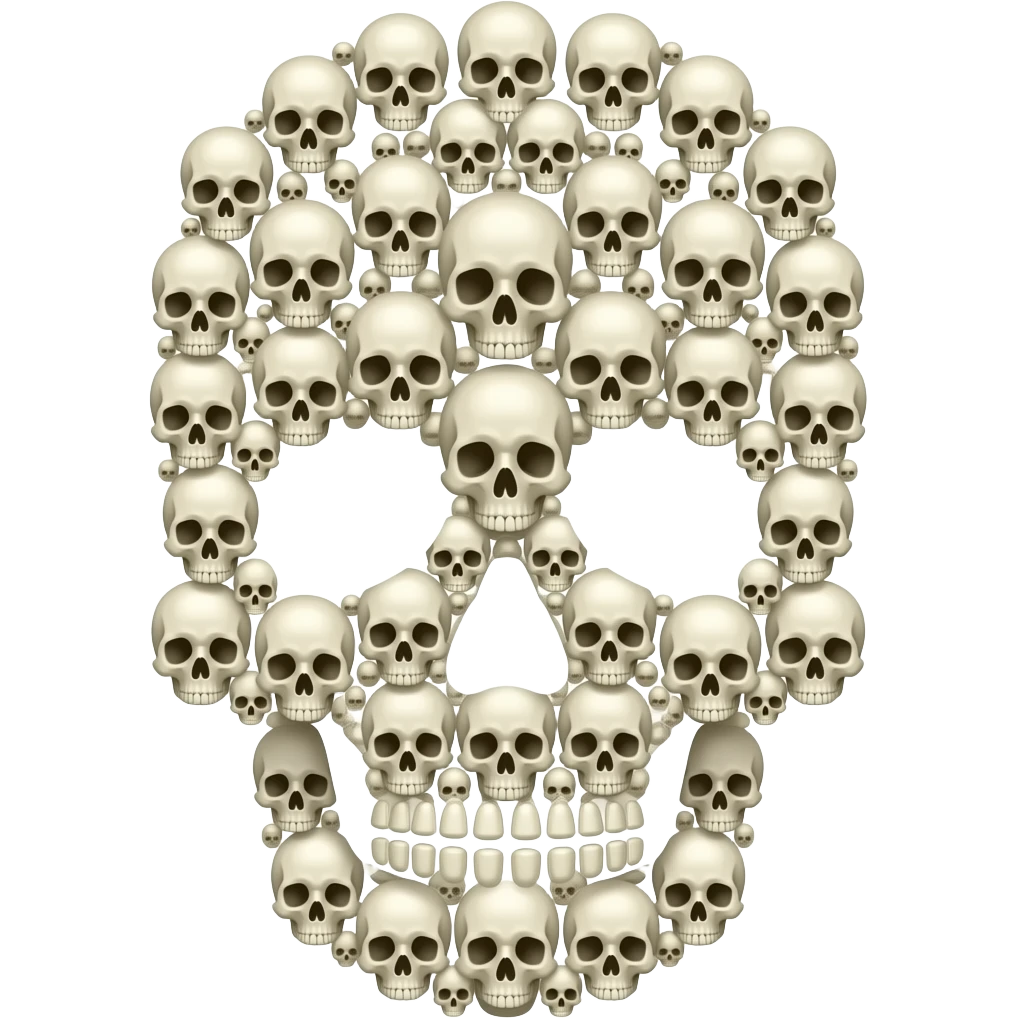Skulls हेड emoji