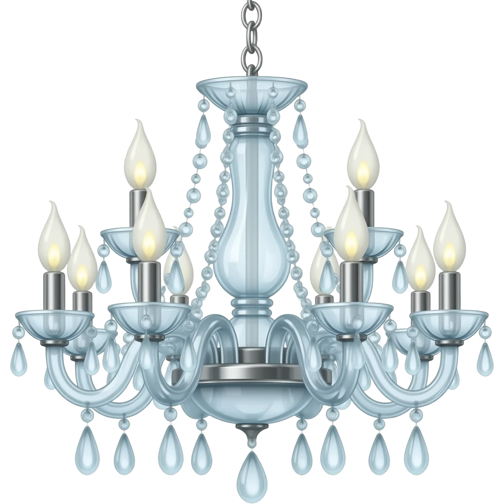 Glass chandelier emoji