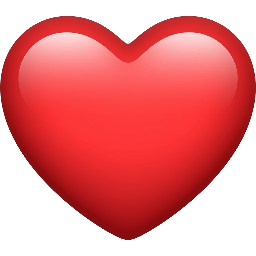 red heart emoji