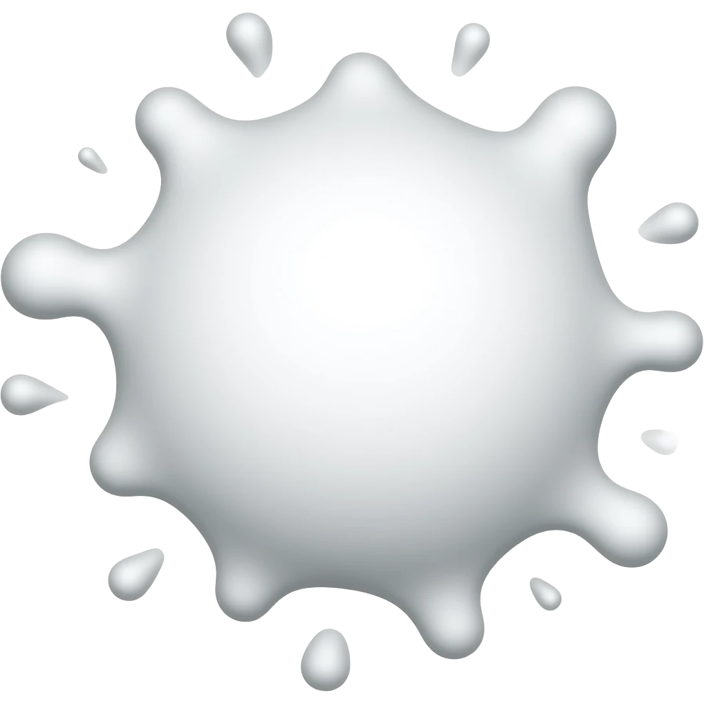 White splat emoji