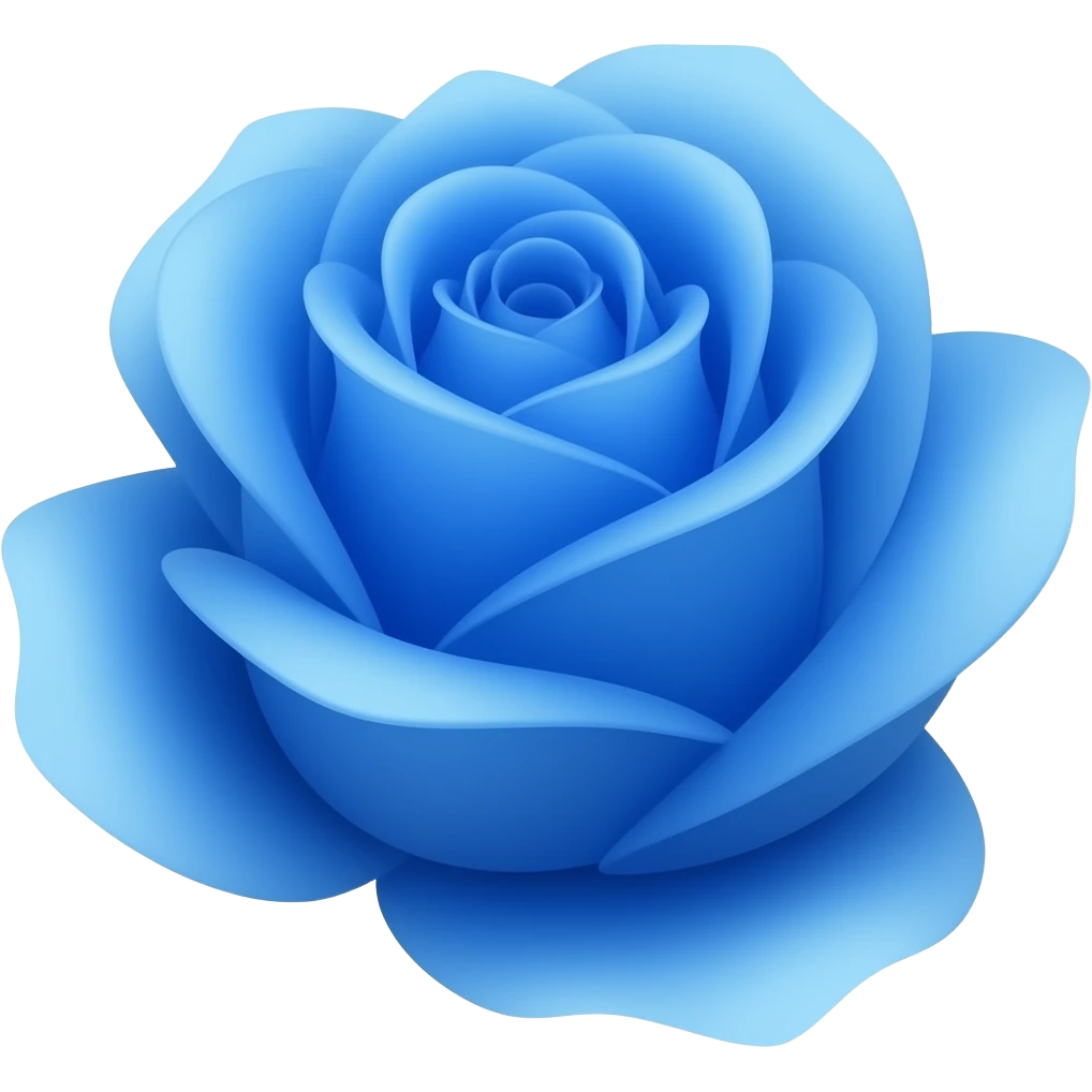 گل رز ابی emoji