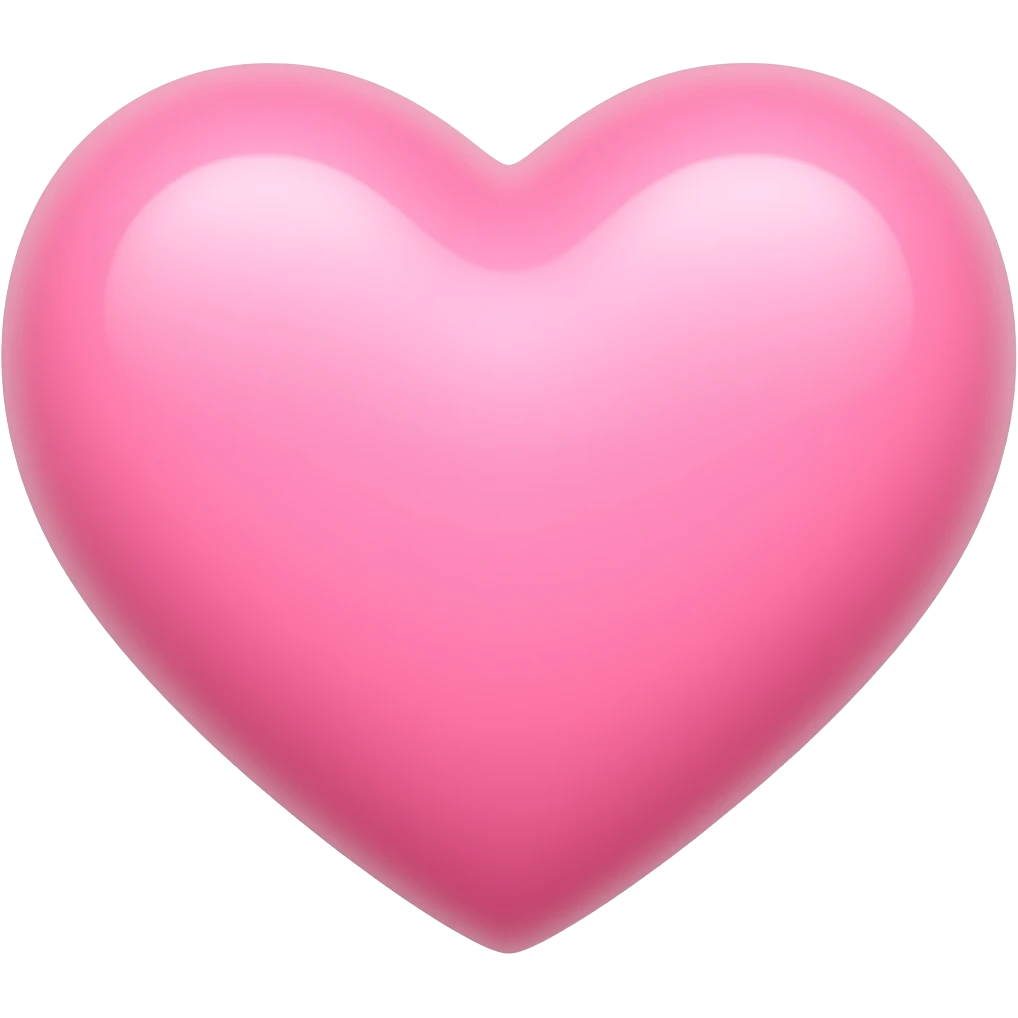 light pink heart emoji