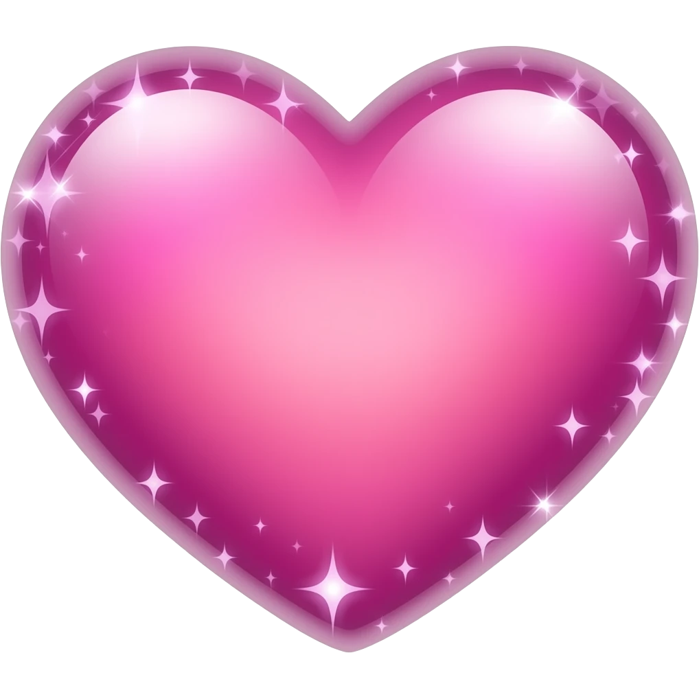 Magic heart emoji