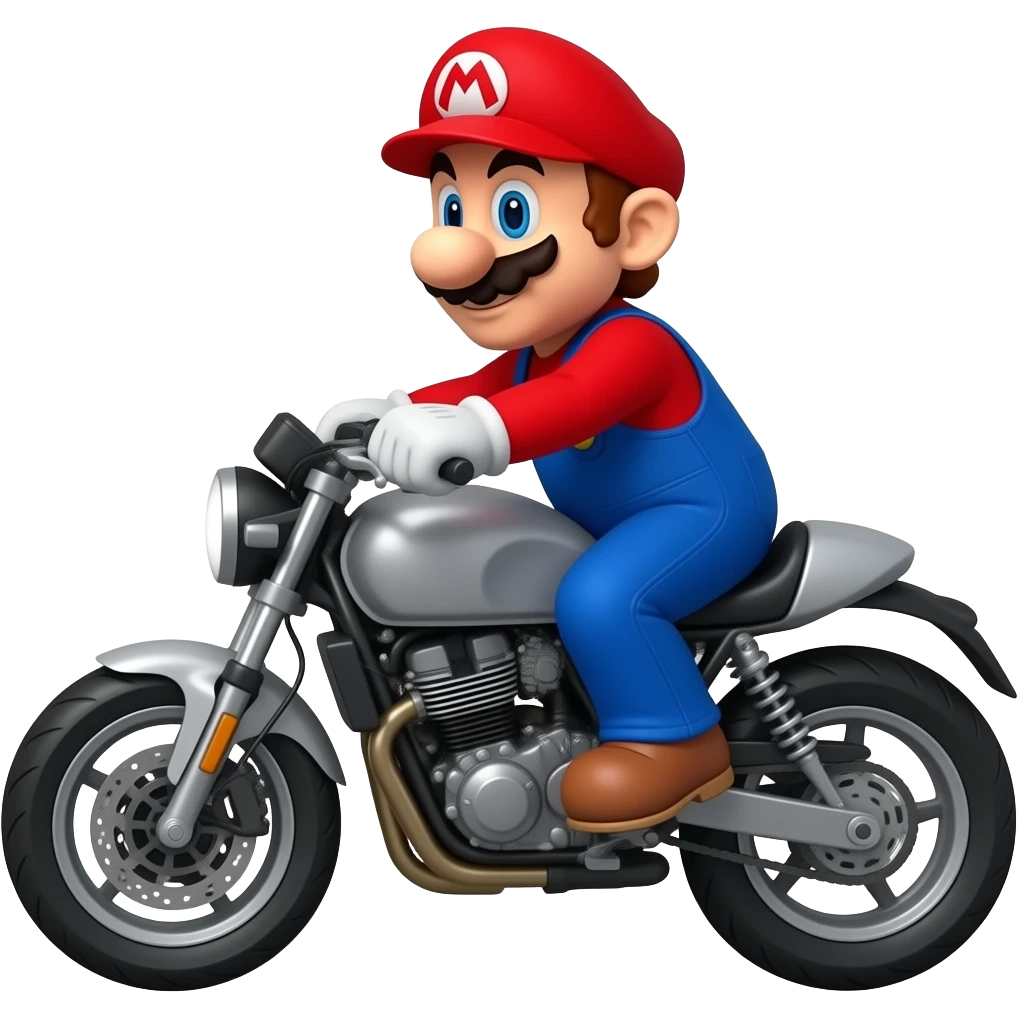 Mario moto ve emoji