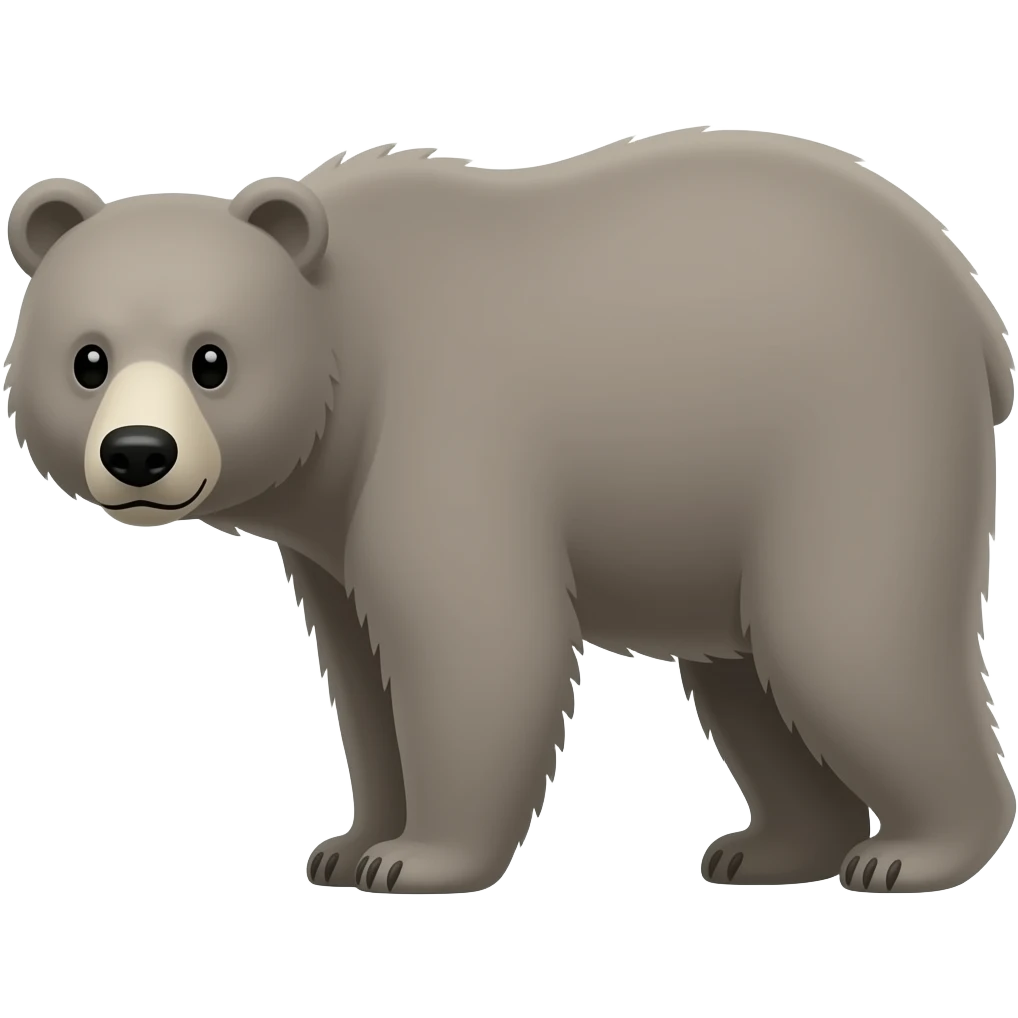 grey bear emoji