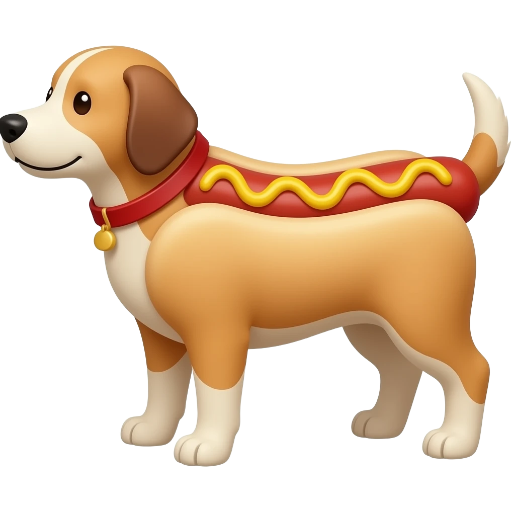 Perro salchcha emoji
