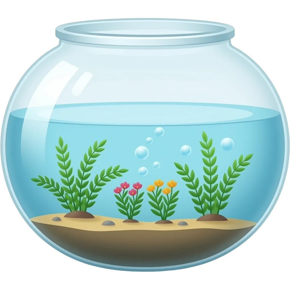 glass aquarium tank emoji