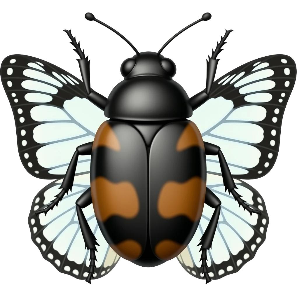 🐛 vs 🦋 emoji