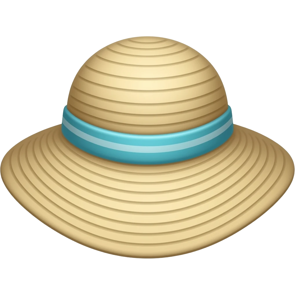 sombrero de playa emoji