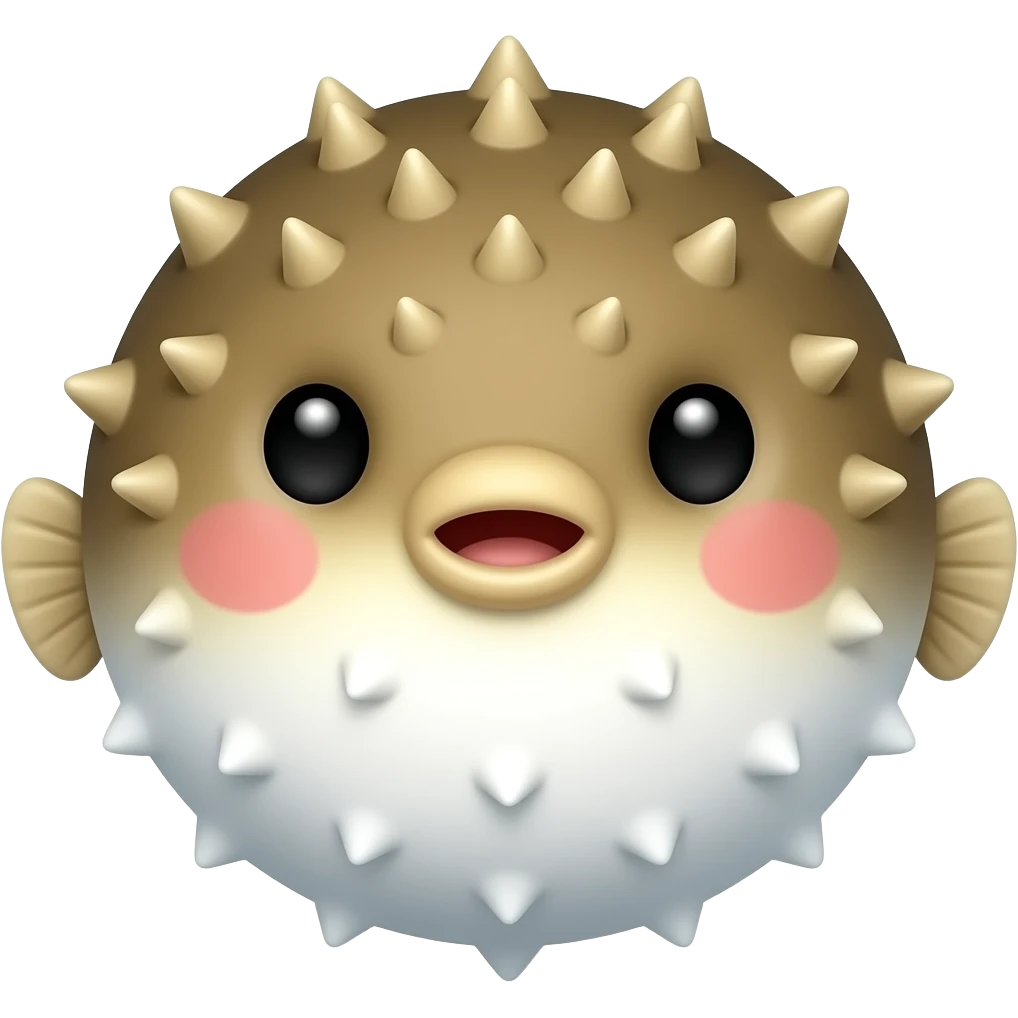 cute Puffer fish emoji