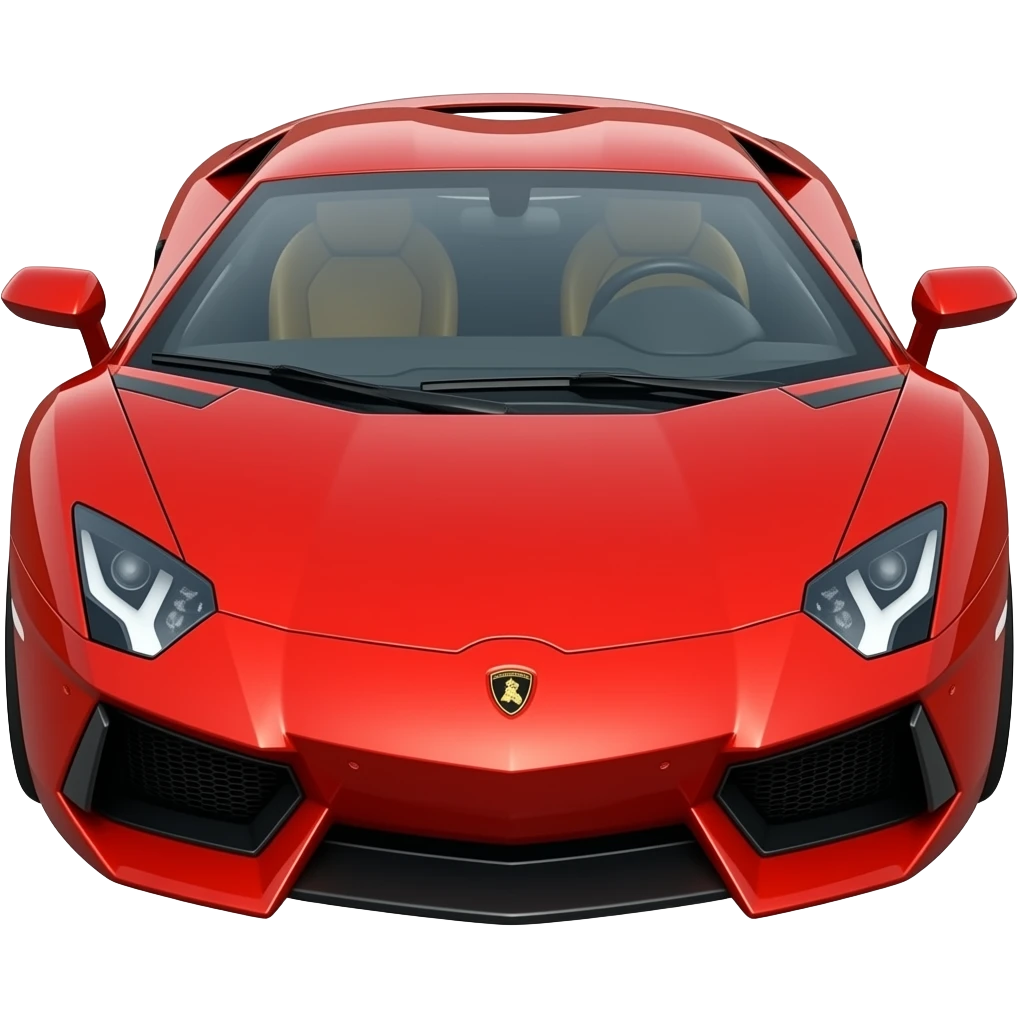 Красная Ламборгини emoji