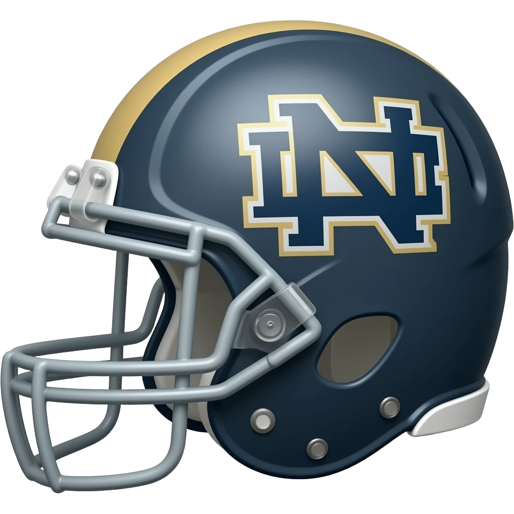 notre dame football emoji