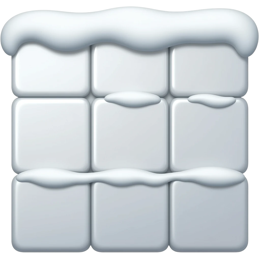 Snowed tile emoji