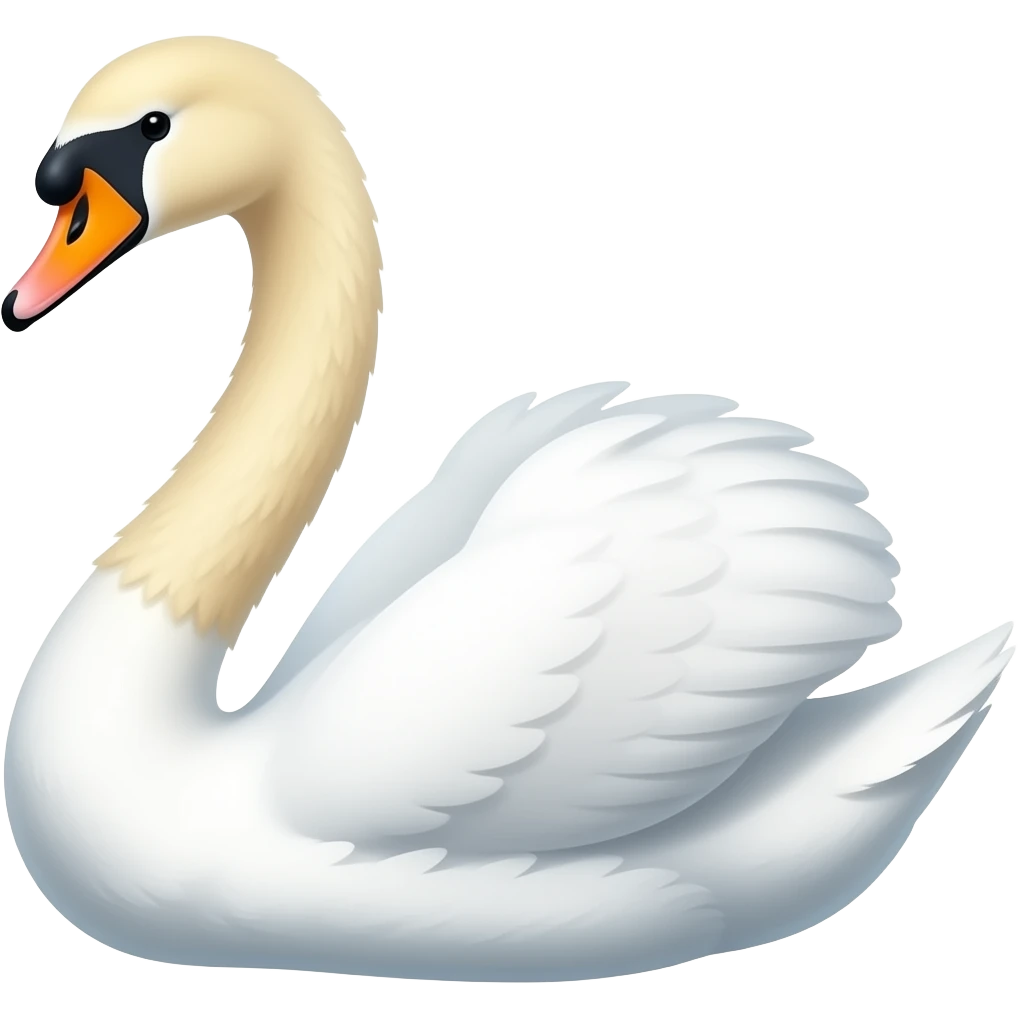left side swan emoji