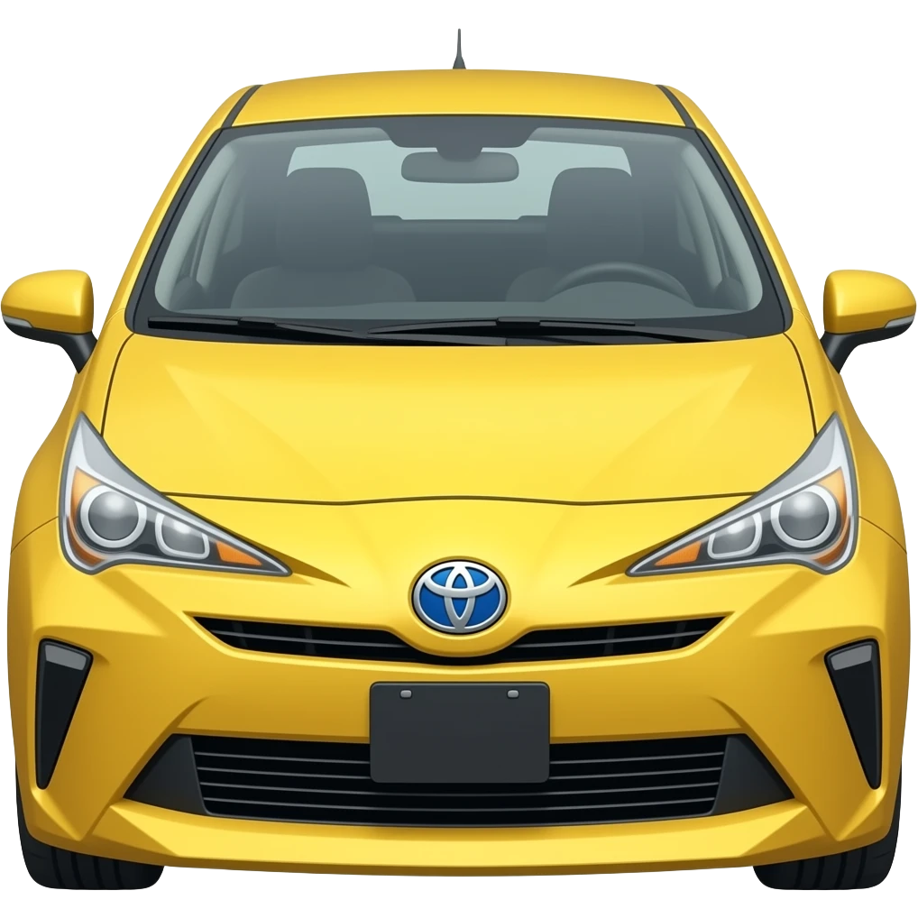 Toyota Prius Yellow emoji