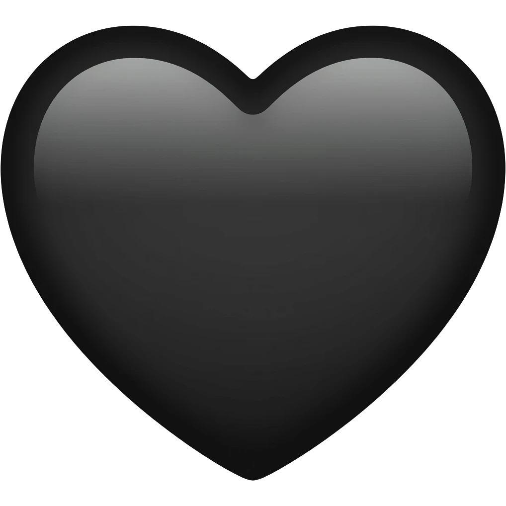 𝖡𝗅𝖺𝖼𝗄 𝗁𝖾𝖺𝗋𝗍 emoji